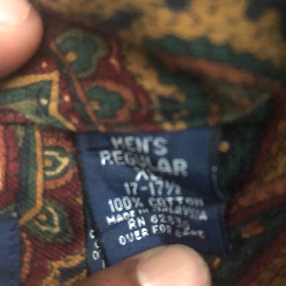 Lands End Button Down - image 3